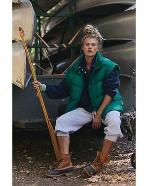 Fp Movement In A Bubble Puffer Vest - Green