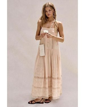 Free People Solana Midi Dress - Natural