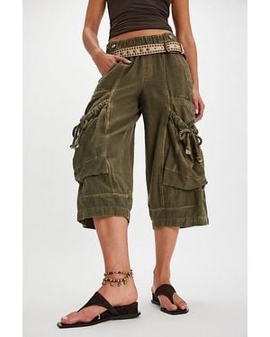 Jeffrey Campbell Pedestal Wedge Sandals - Green