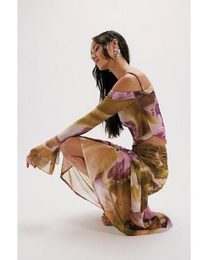 Feners Susurro Maxi Skirt Set - Multicolor