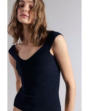 Intimately By Free People City Slicker Short Sleeve Tee By - Blue