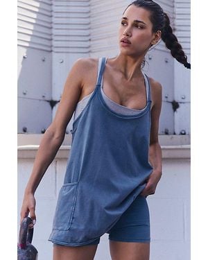Fp Movement Hot Shot Mini Dress - Blue
