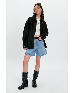 Levi's High-Rise Baggy Shorts - Blue