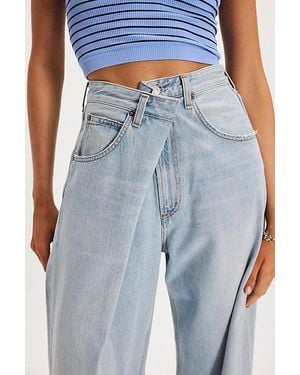 Agolde Vana Fold Jeans - Blue