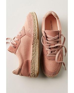 Free People Serendipity Canvas Sneakers - Pink