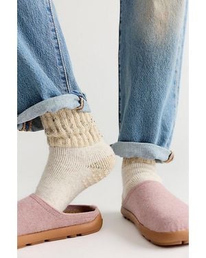 Free People Oh So Cosy Slipper Socks - Blue