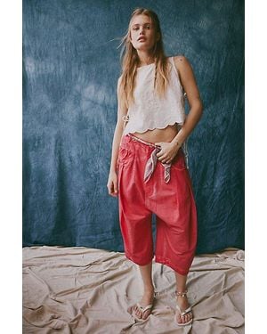 Free People Faded Gardens Tank Top - White