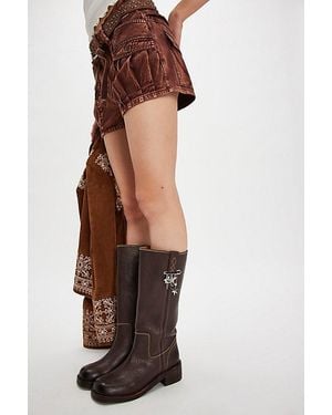 Free People Blaze Pull-On Boots - Brown