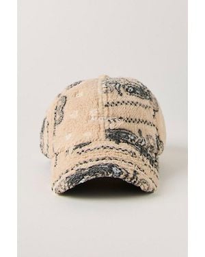 Free People Autumn Sherpa Dad Hat - Natural