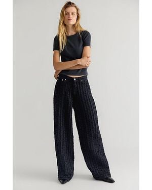 Haikure Bethany Stripe Jeans - Blue