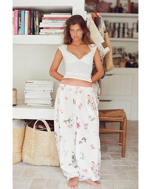Free People On Repeat Pyjama Trousers - Natural