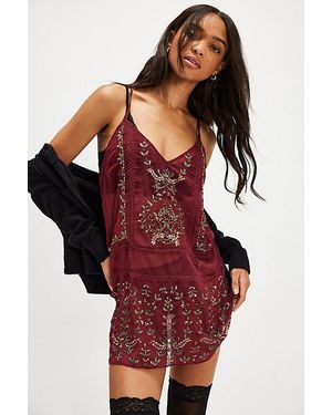 Intimately By Free People Starstruck Mini Slip - Red
