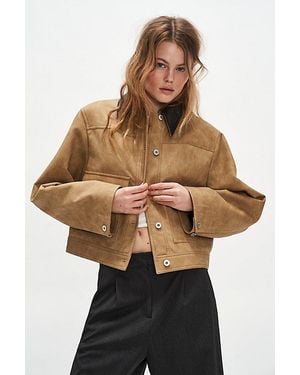 Stand Studio Esther Vegan Leather Jacket - Multicolour