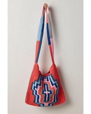Free People Bek + Meri Cross Tote - Red