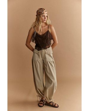 INTENTIONALLY ______ Myko Footbed Sandals By - Natural