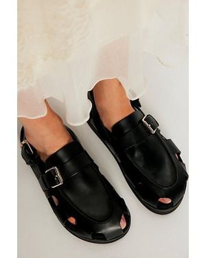 Grenson Dorrit Fisher Mules - Natural