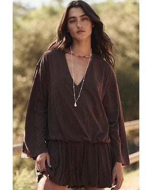 free-est Brandie Mini Dress By - Brown