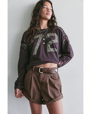 Free People Danni Shorts - Brown