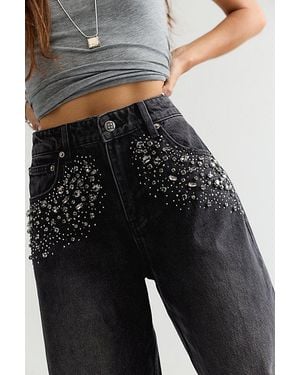 Ksubi Embellished Low Rider Jeans - Multicolor