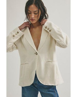 Free People Gemmas Blazer Jacket - Natural