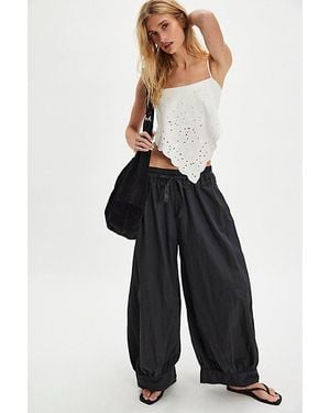 Free People The Rundown Balloon Trousers - Black