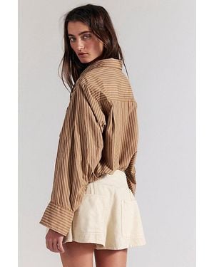 Free People Luna Pull-On Shorts - Natural