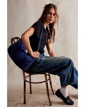 Free People Maude Suede Bag - Blue