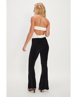 Free People Penny Pull-On Velvet Trousers - Blue