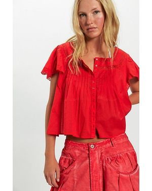 Free People Monica Top - Red