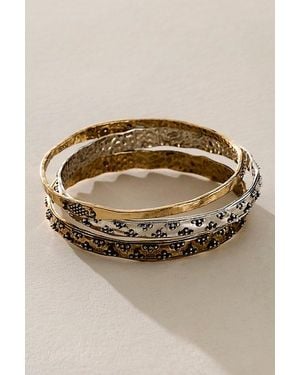 Free People Organic Bangle Set - Metallic