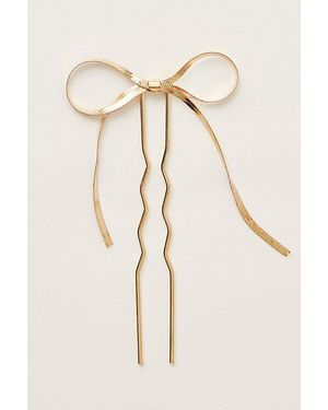Free People Babydoll Bow Pin - Natural