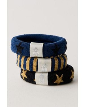 Free People We Move Hair Tie Pack Set - Blue