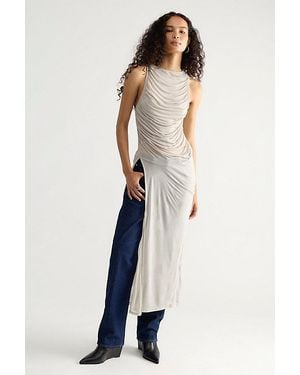 Free People Ava Maxi Top - Blue