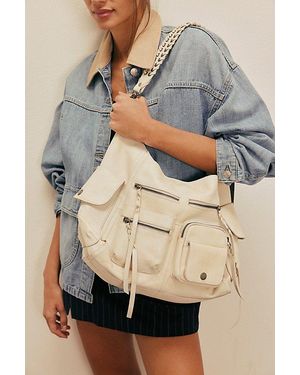 Free People We The Free Ledger Leather Bag - Natural