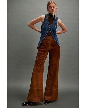 Urban Outfitters Suede Dream Pants - Brown