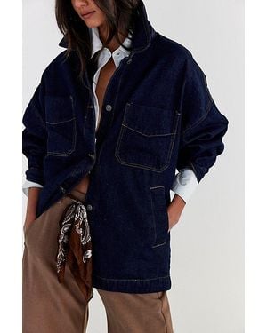 Free People Madison City Denim Jacket - Blue