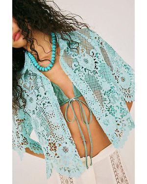 The Farra Pica Dyed Shirt - Blue