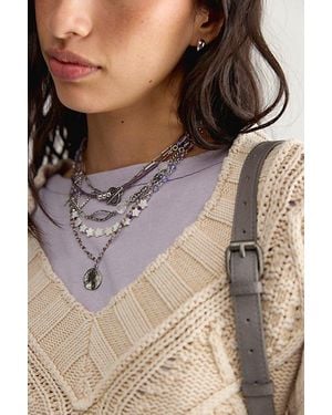 Free People Starry Layer Necklace - Natural