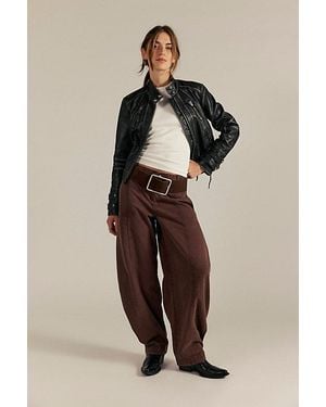 Free People Hit 'Em High Barrel Pants - Multicolor