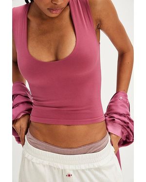 Intimately By Free People Clean Lines Muscle Cami - Pink