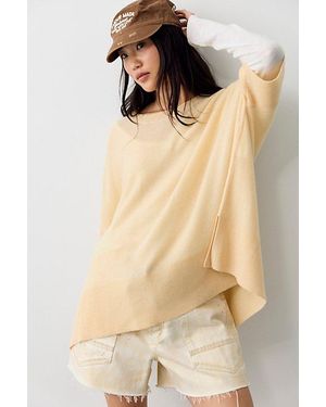 Free People Ninth Street Cashmere Tee - Natural