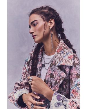 Free People Trixie Fringe Dangles - Natural