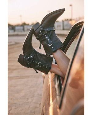 Free People We The Free Abroad Harness Boots - Brown