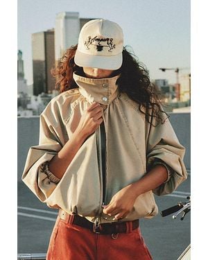 Free People Chelsea Funnel-Neck Jacket - Multicolour