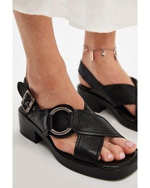 Jeffrey Campbell Becks Block Heel Sandals By - Black