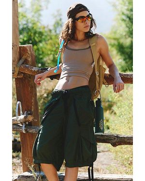 Fp Movement Creekstone Long Hike Shorts - Green