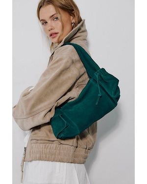 Free People Soto East West Suede Shoulder Bag - Red