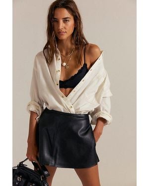 Free People Paradise Found Vegan Skort By - Natural