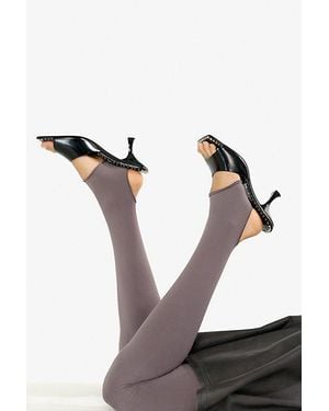 Free People Lia Stirrup Tights - Brown