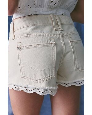 Free People We The Free Cali Lace Shorties - Blue